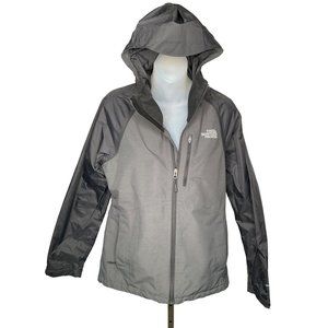 THE North Face Women's Dryvent Jacket w/ Hood Black Gray Medium
